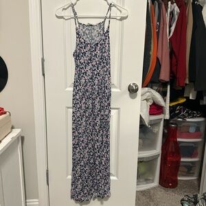 Floral Spaghetti Strap Maxi Dress